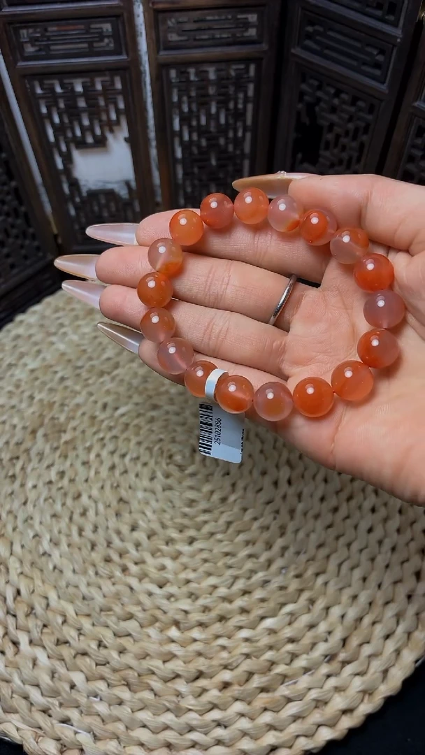 未镶嵌手串南红玛瑙冰飘多宝手串11mm