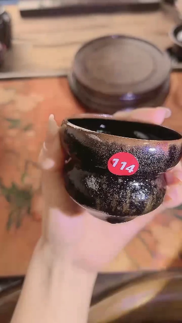 主人杯非遗纯原矿纯纯手工煤窑烧制特色窑变