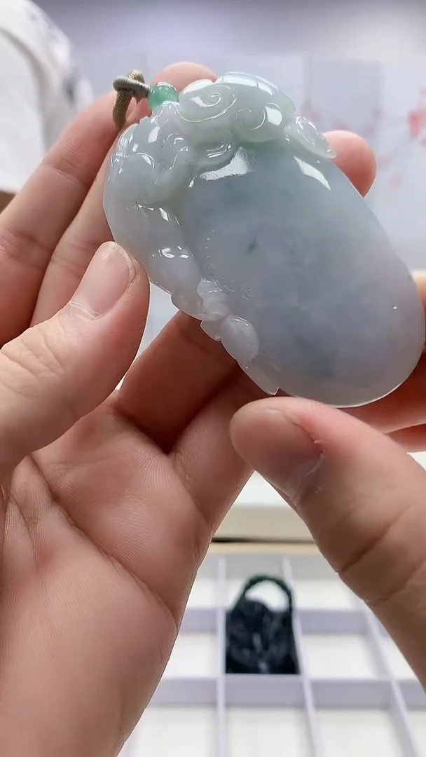 定制翡翠未镶嵌4812bb-毛货挂件21