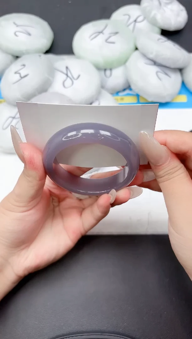 未镶嵌手镯石英质玉383-52