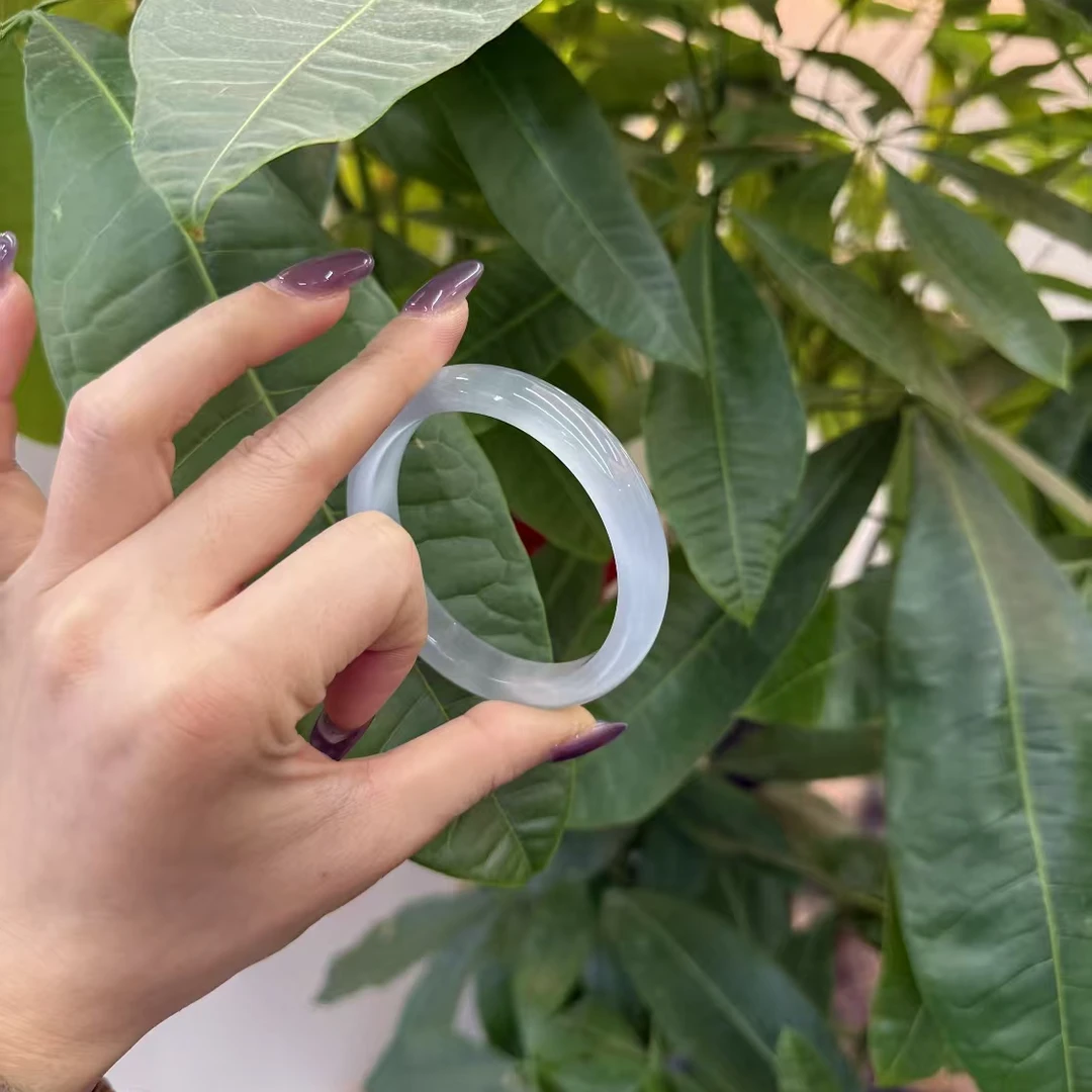 非金属玻璃手镯 冰冰兰手镯时尚女款少女美人镯