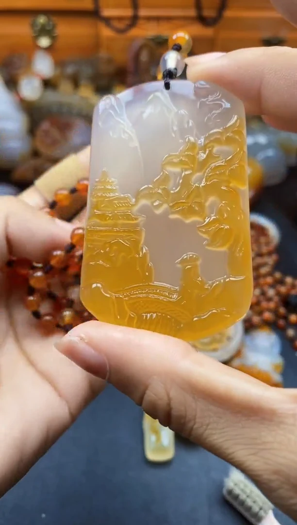 未镶嵌1玛瑙/玉髓龙**下ll