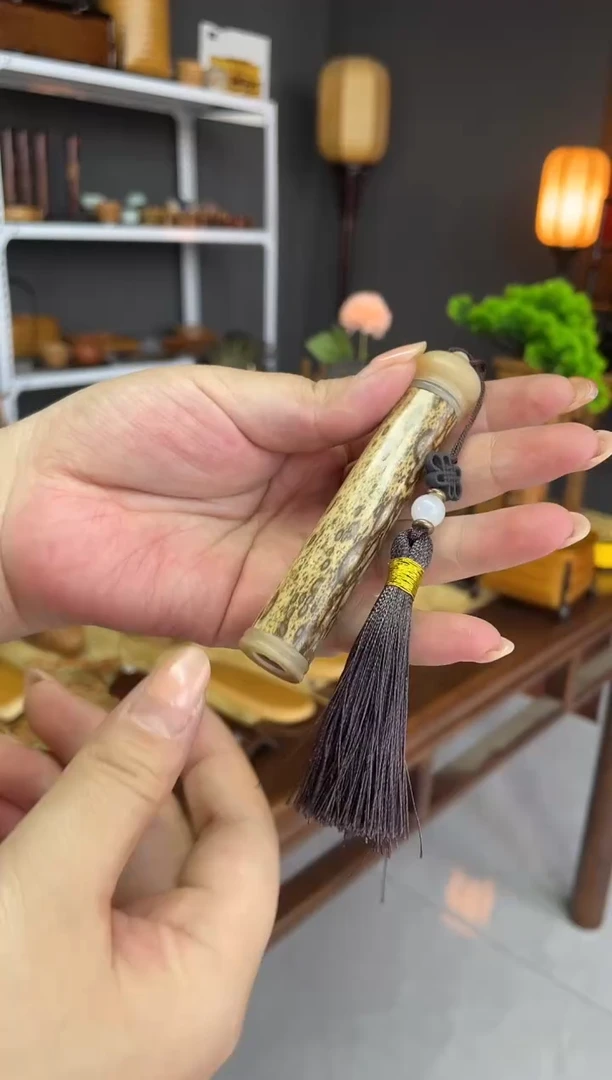 梅鹿竹火折子纯手工