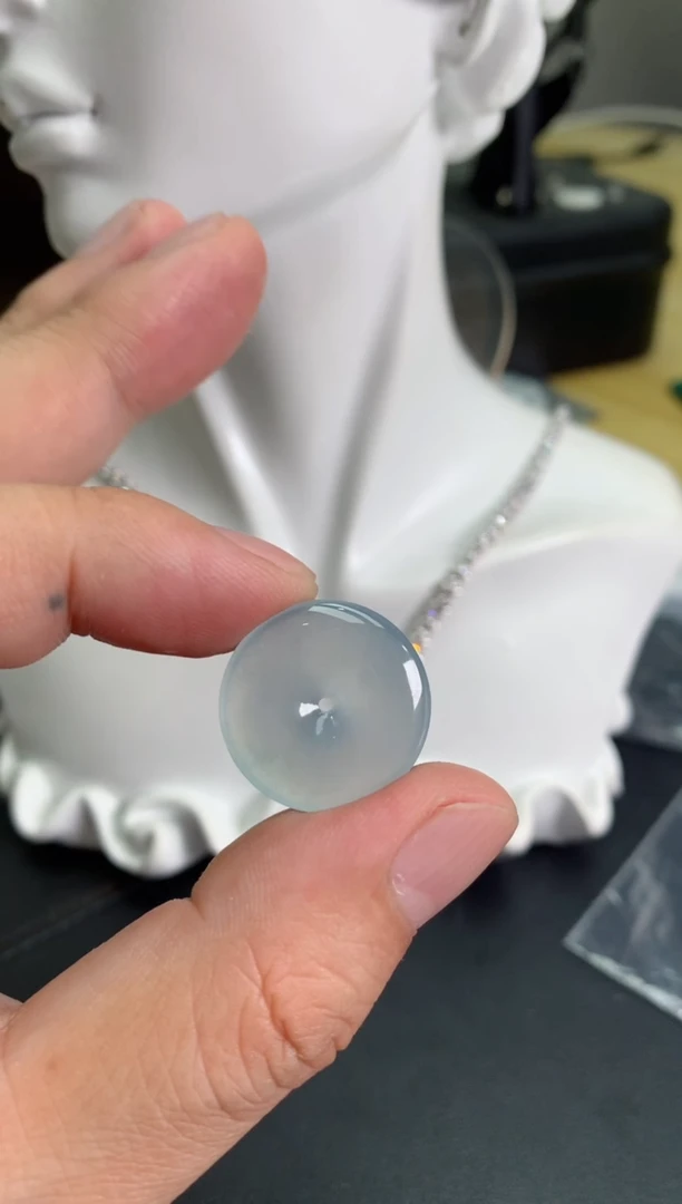 裸石翡翠天然缅甸平安扣