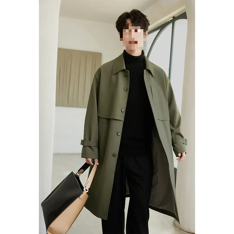 外套男款风衣中长款风度气质春秋款高端休闲高级感男士时尚大衣