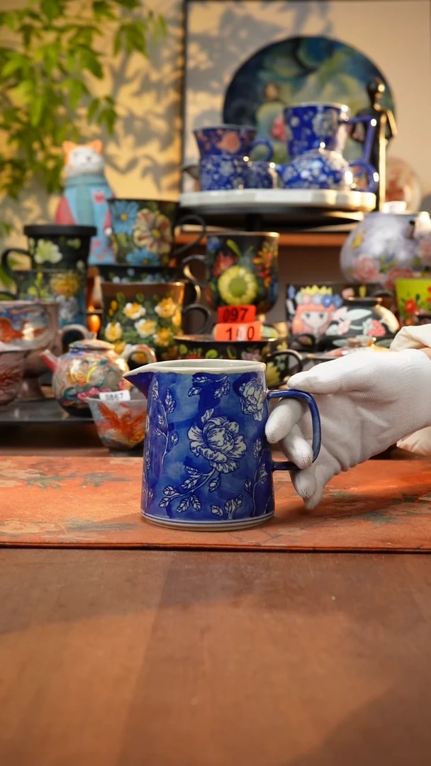 瓷片景德镇手工手绘1078