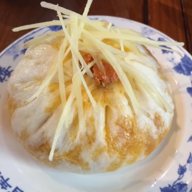 南通如皋特产蟹黄肉包传统早餐美食特色美食汤包 面食早点