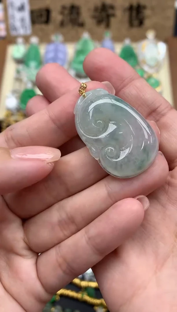 【闪购商品】翡翠颈饰18K金镶嵌144-中国好珍宝