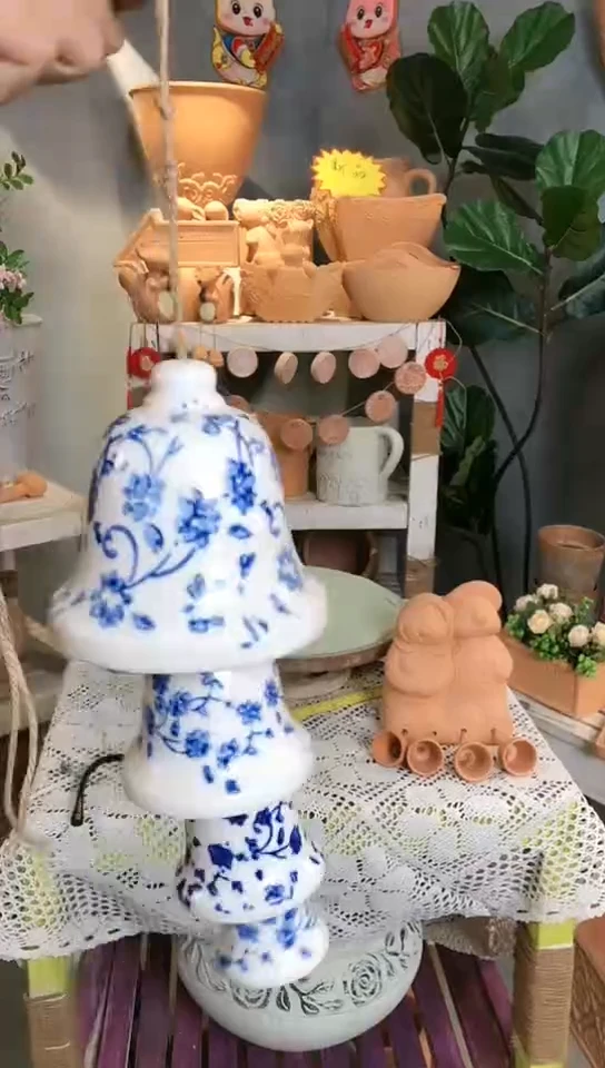 【闪购商品】红陶青花风铃【4个】