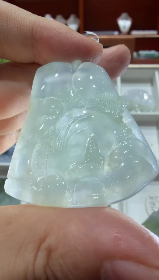 未镶嵌挂件翡翠A货翡翠多样性孤品