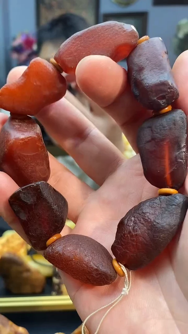 手串琥珀未镶嵌手串