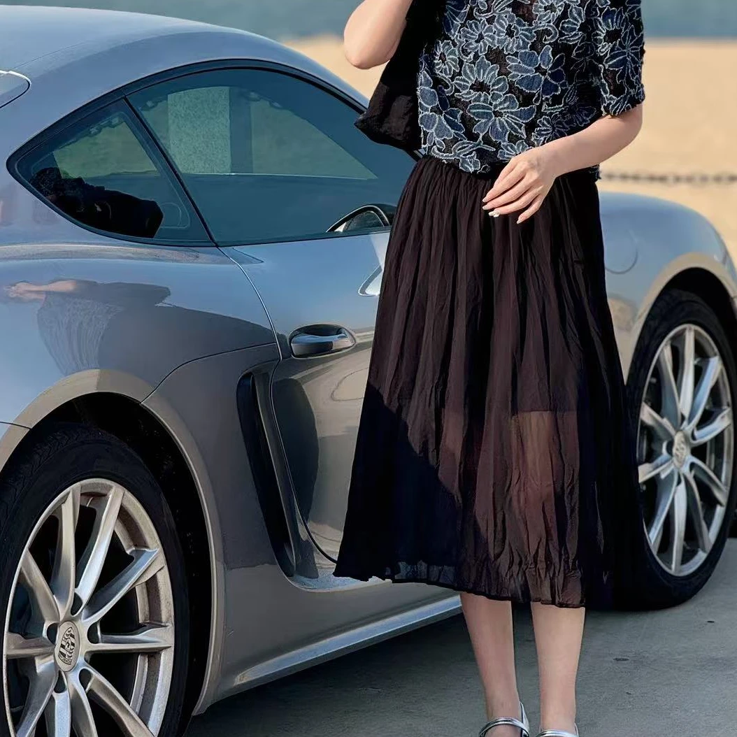 CJ 高腰不规则韩版半身裙