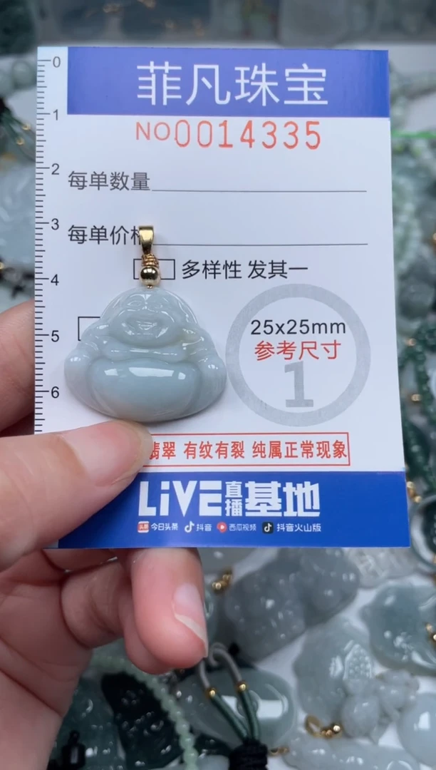 颈饰未镶嵌翡翠14335