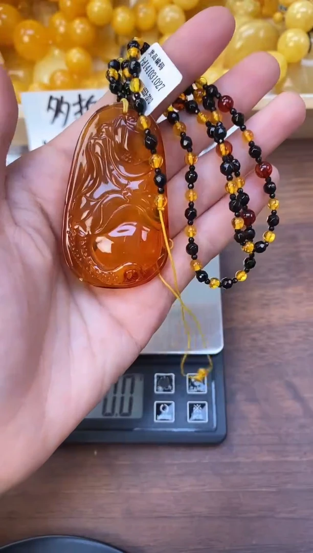 裸石琥珀未镶嵌天然琥珀蜜蜡
