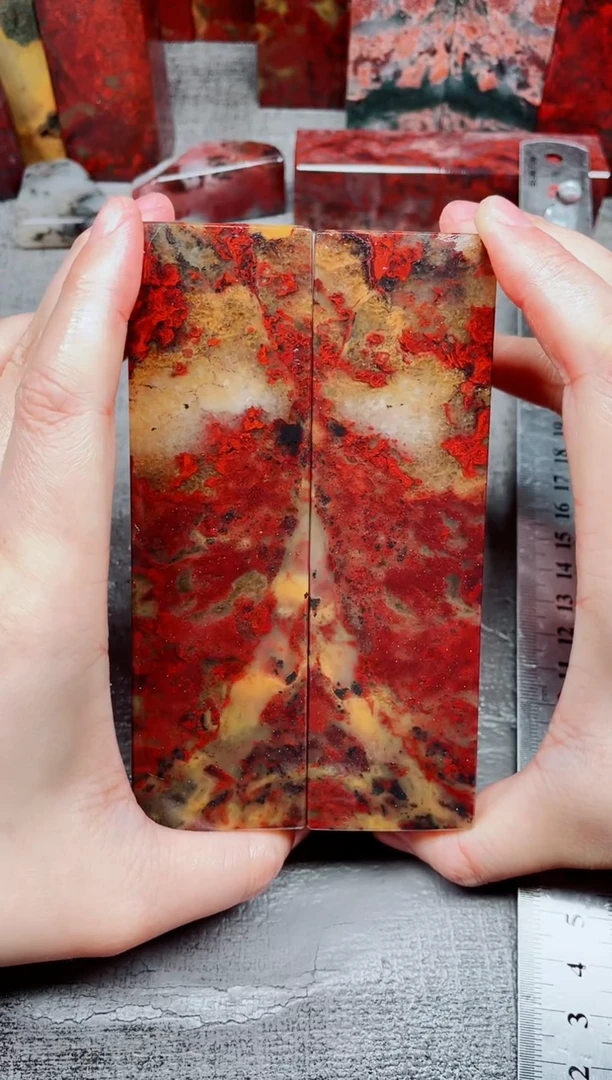 桂林鸡血玉素章大地对章38