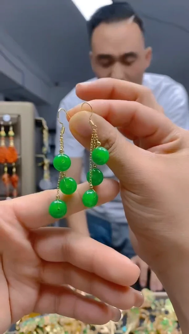 【闪购商品】玛瑙/玉髓耳饰合金24玛瑙饰品