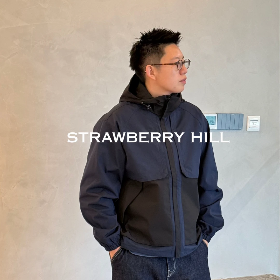 户外解构防水连帽软壳冲锋衣