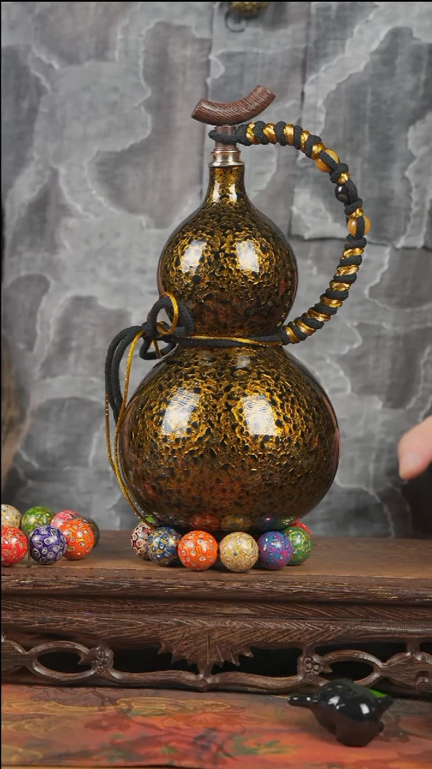WW011漆艺酒葫芦不包手串