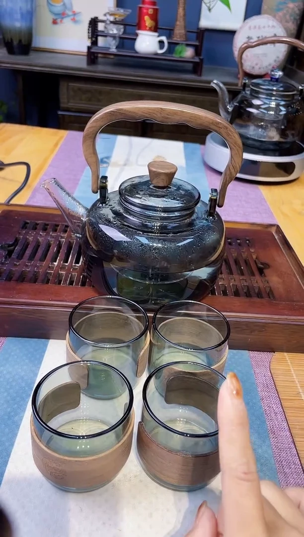 大容量茶壶+8只主人杯