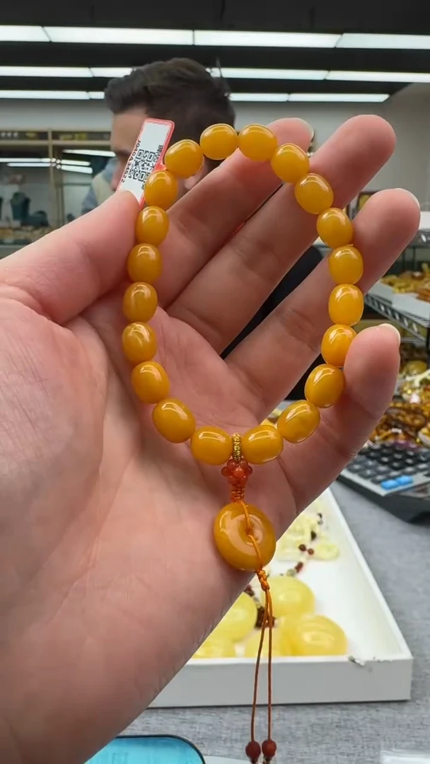 【闪购商品】琥珀手链未镶嵌511秒拍号