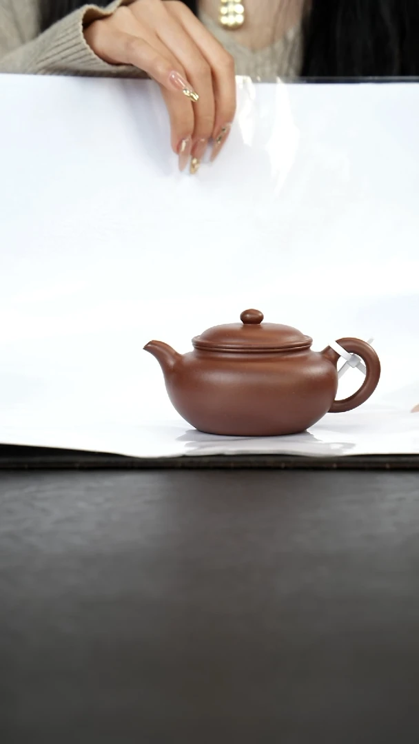 茶壶紫砂厚德载物底槽青200cc