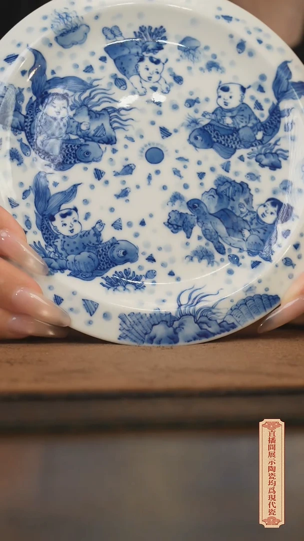 瓷片柴窑青花破价福利