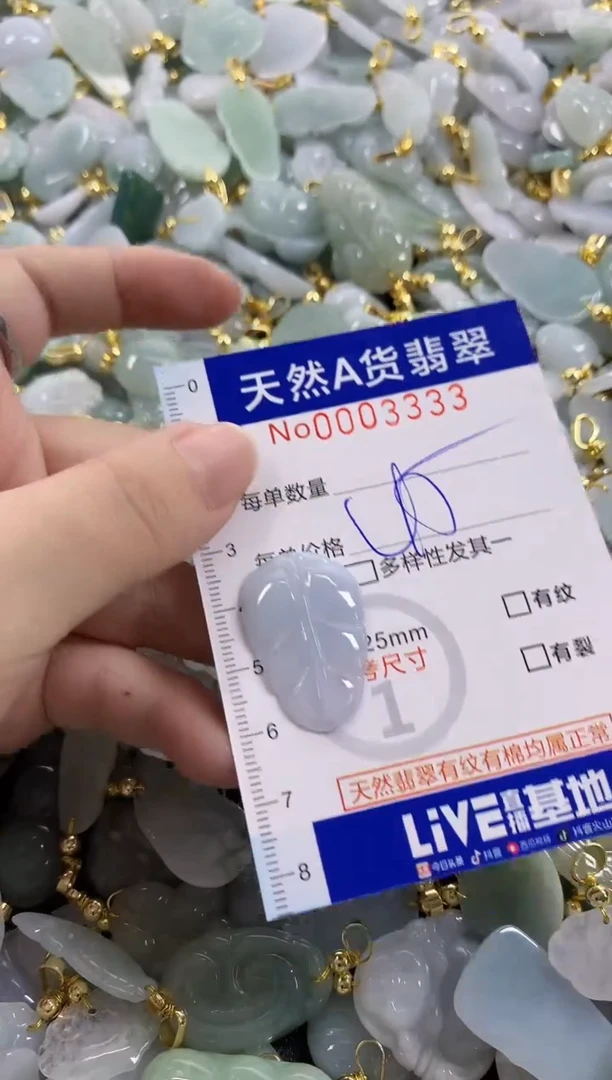 颈饰未镶嵌翡翠天然A货翡翠