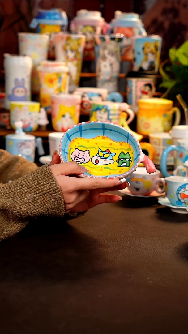 景德镇纯手工手绘杯杯