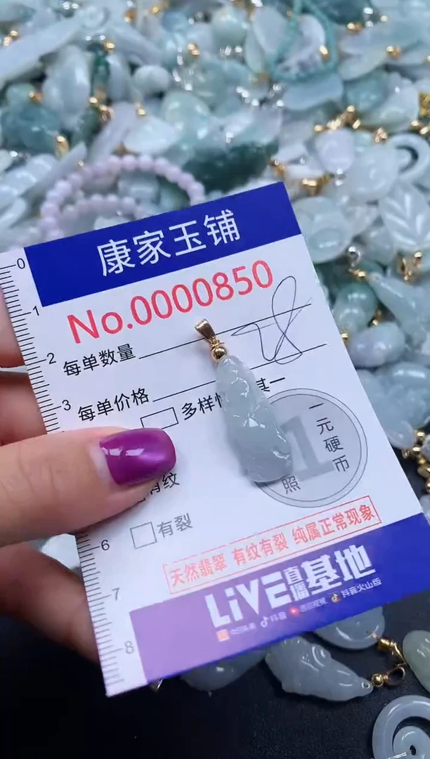 颈饰未镶嵌翡翠850