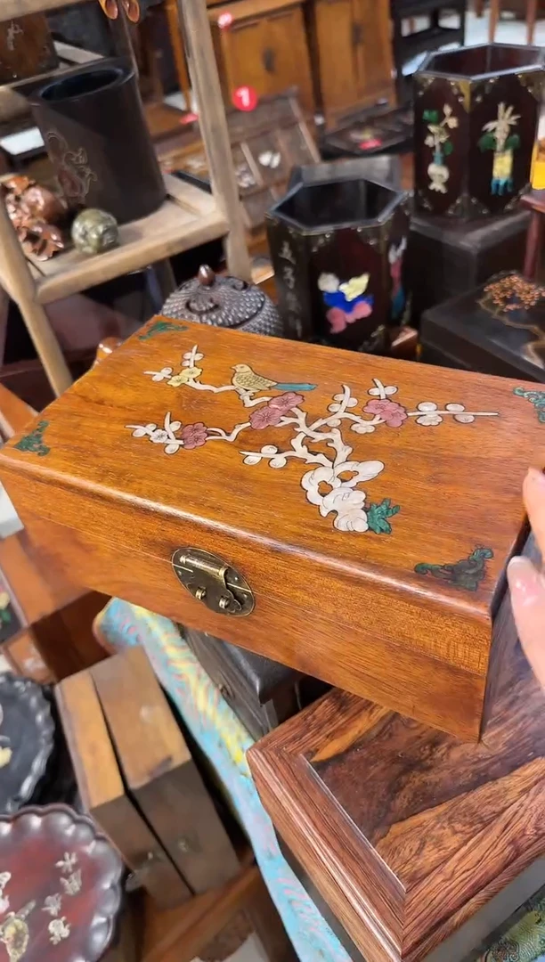 【闪购商品】木木艺28喜鹊登梅大翻盖盒128.88