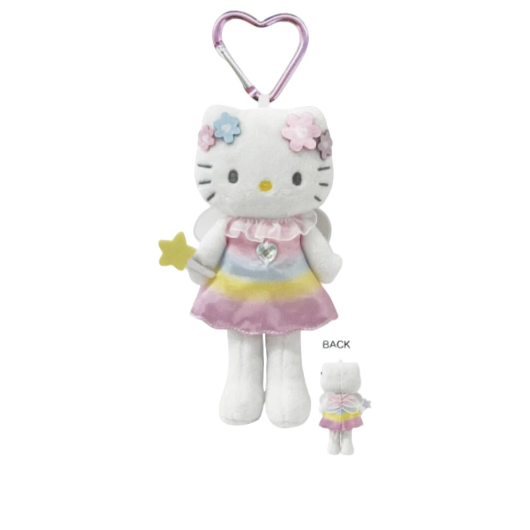 【KK专属】Hello Kitty 彩虹仙女棒长腿kitty钥匙扣玩偶