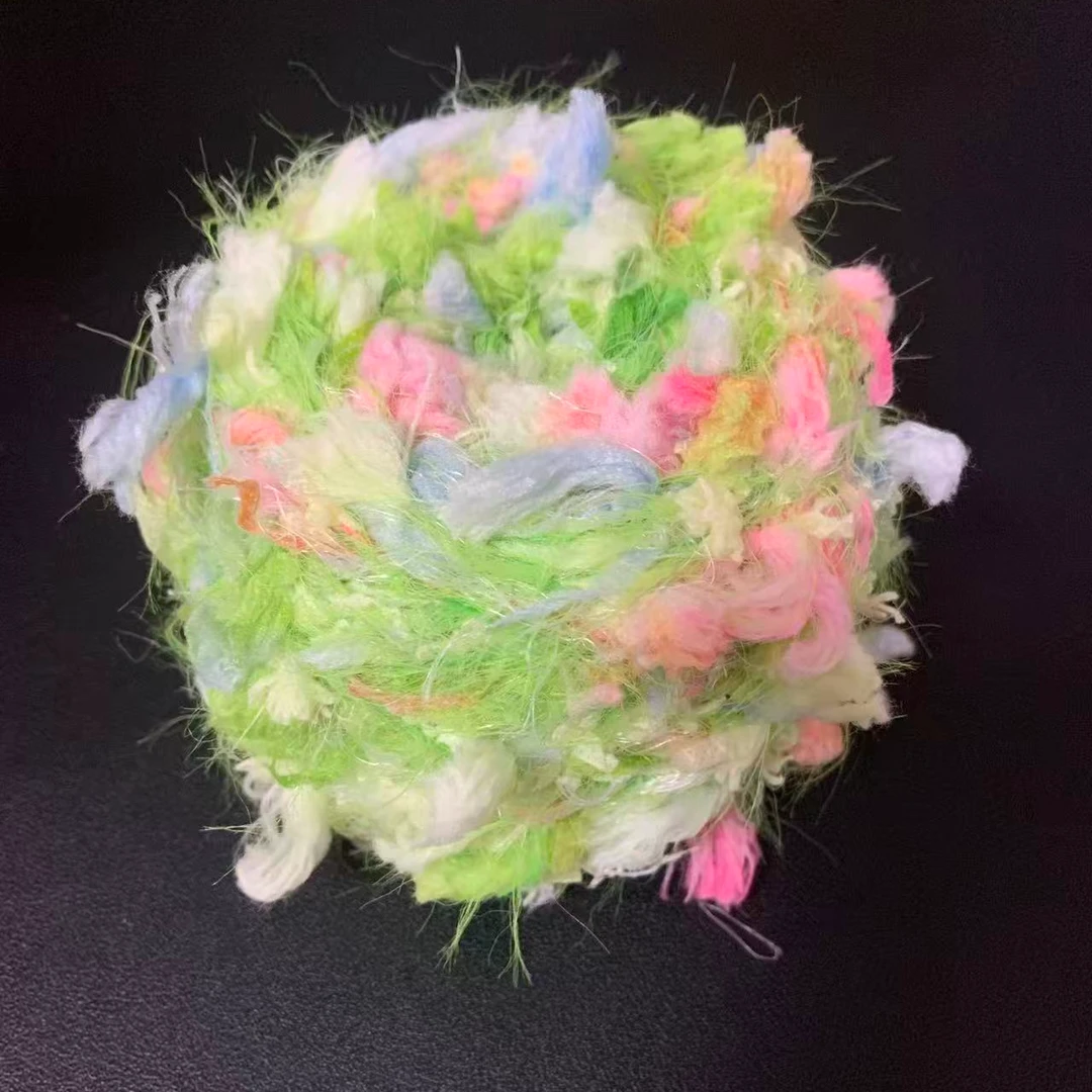 绿野仙踪手混线适合玫瑰花毯猫耳帽钩织线150g