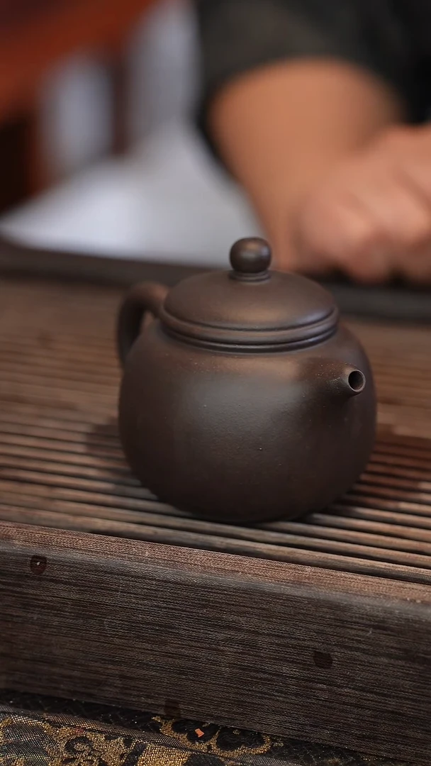 茶壶紫砂原矿手工制作
