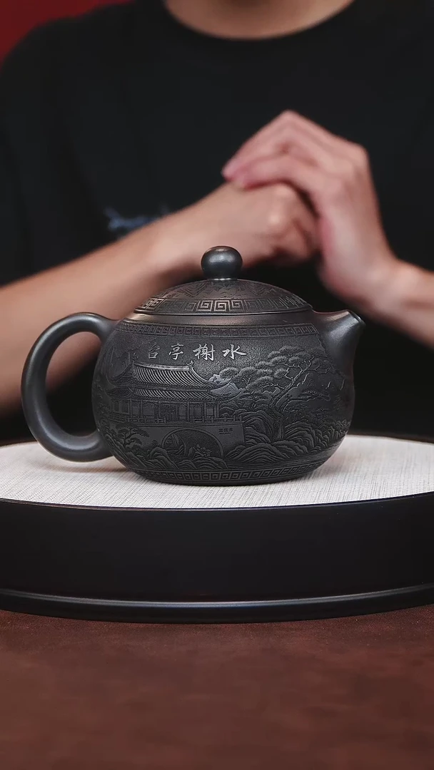 紫砂茶宠石黄西施 李亚阳