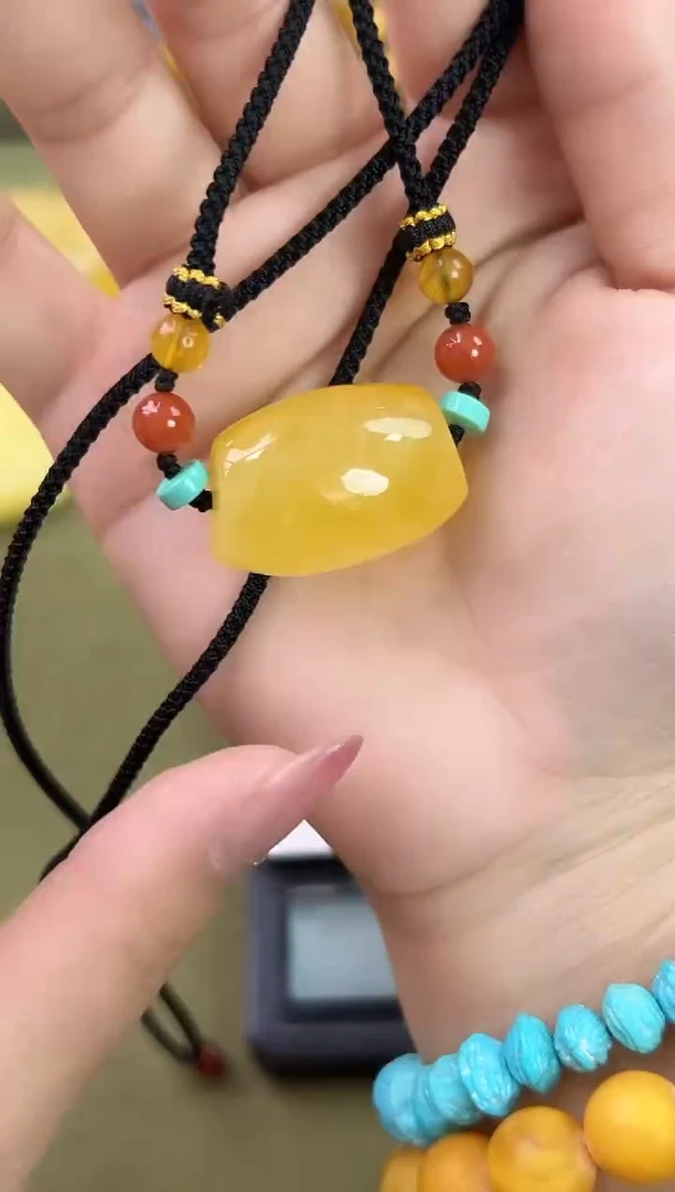 裸石琥珀未镶嵌天然琥珀蜜蜡吊坠