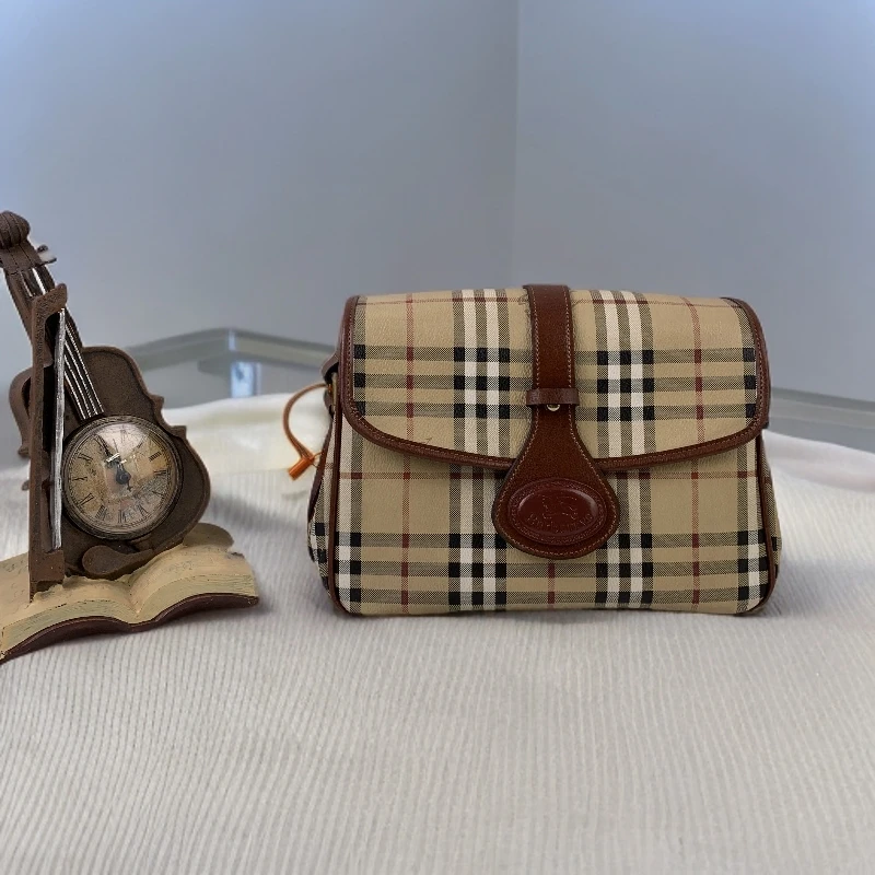 修复品BURBERRY/博柏利 战马格纹单肩包/EE11414527/4527