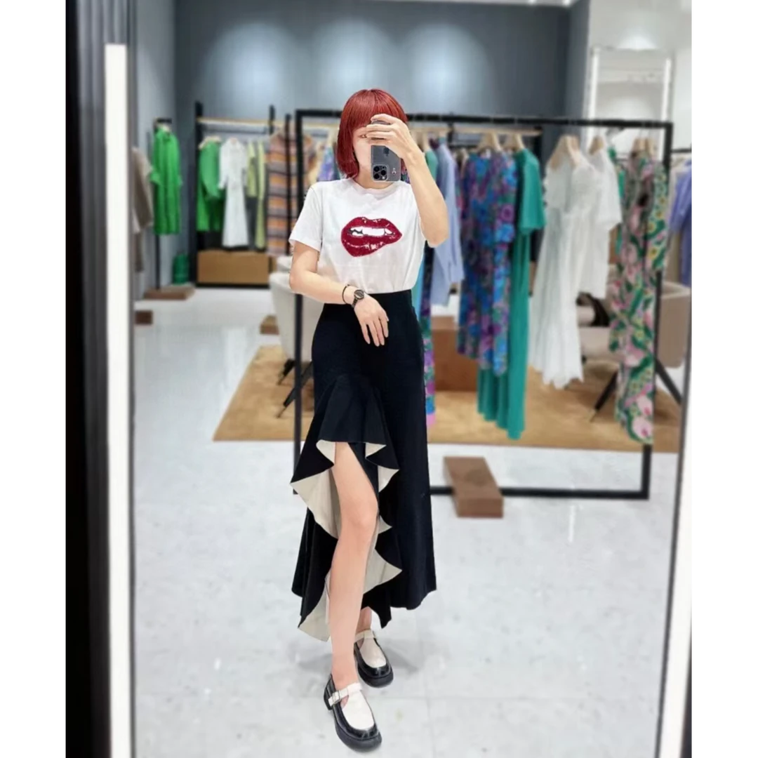 未使用 MaxMara 国现  SPORTMAX 显瘦时尚气质半身裙 BQ0019