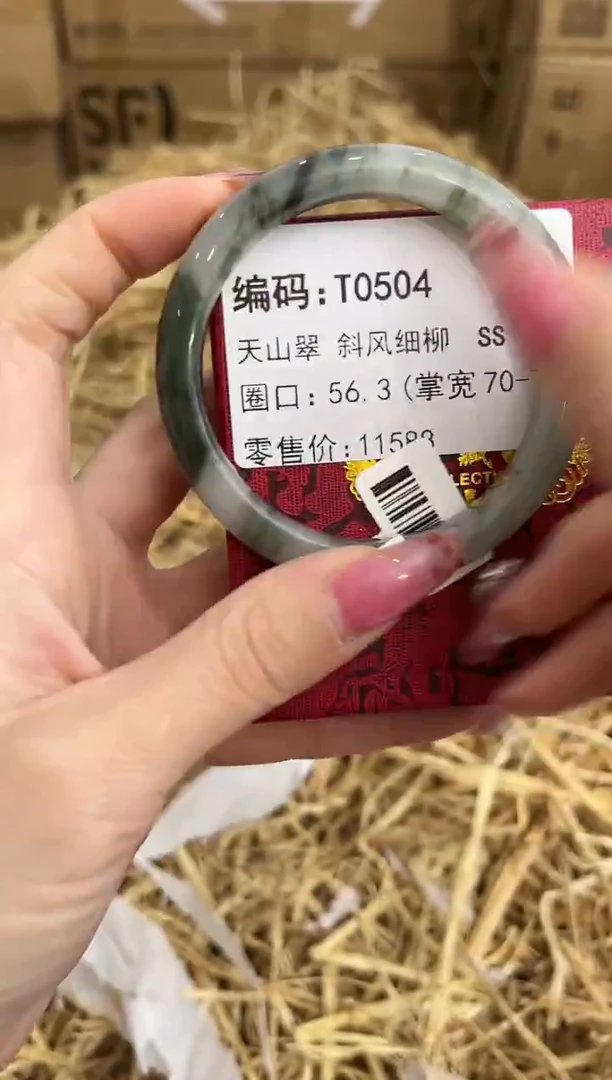 未镶嵌手镯石英质玉T0504