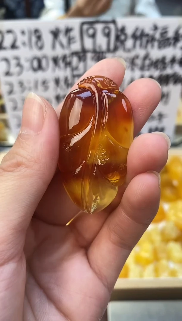 裸石琥珀未镶嵌天然琥珀蜜蜡