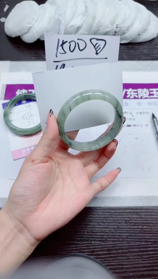 未镶嵌手镯石英质玉A42-59.60