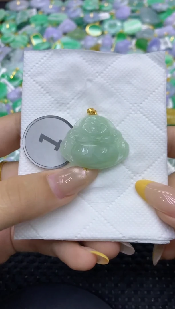 颈饰未镶嵌翡翠天然缅甸翡翠A货