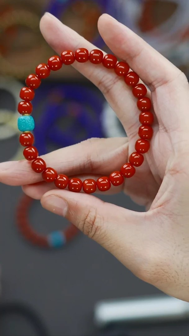 未镶嵌文玩配饰南红玛瑙J***y梵阁精品文玩回血