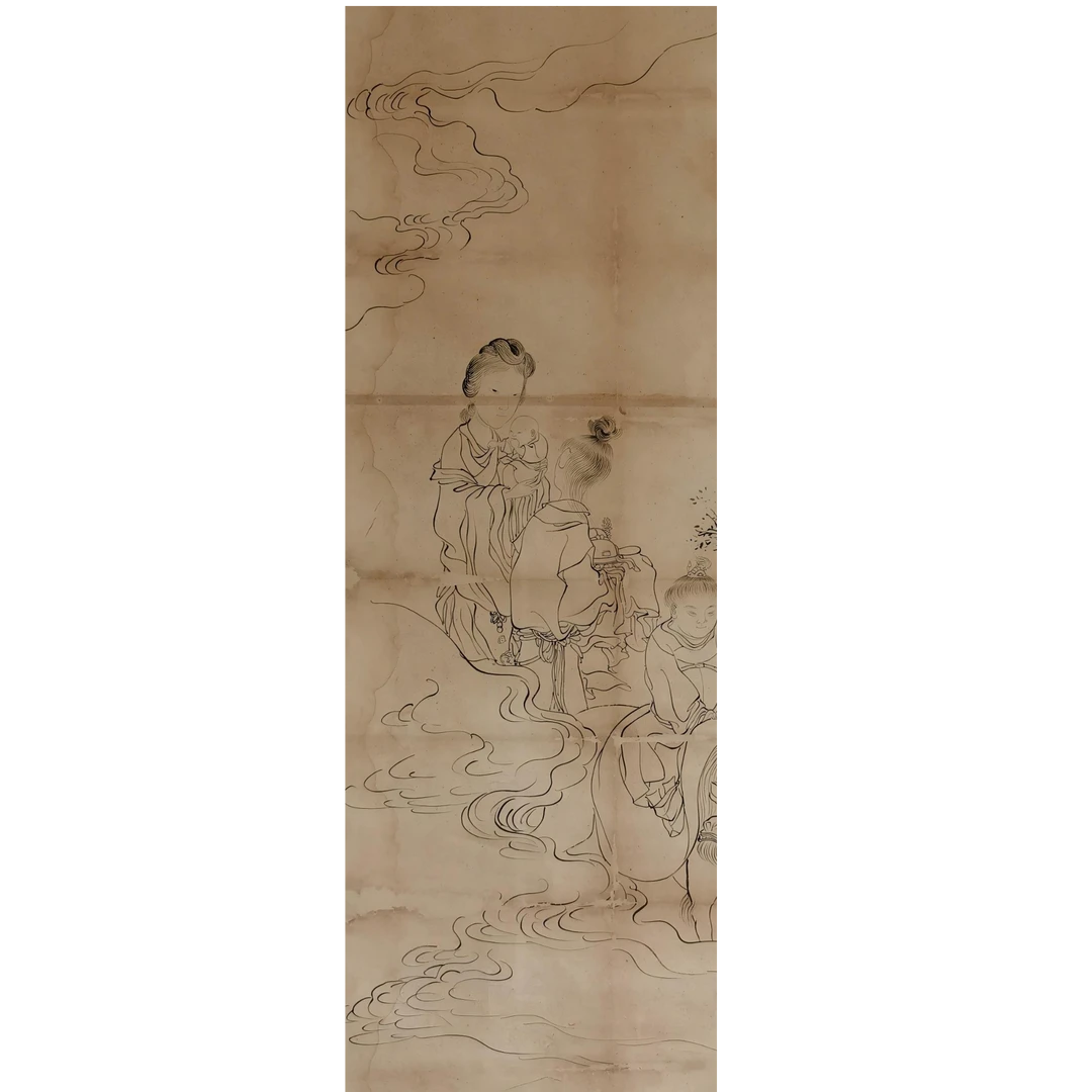 【辽拍美术】画稿  V250709-2-97  4.9平尺   纸本镜片   yy26w