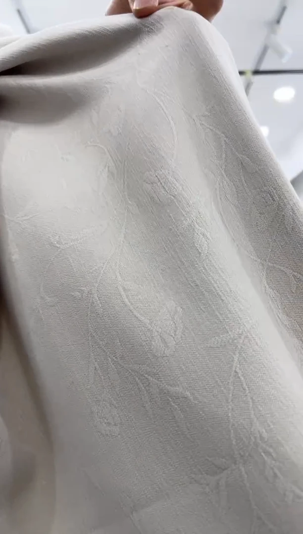 涤纶麦子成品窗帘