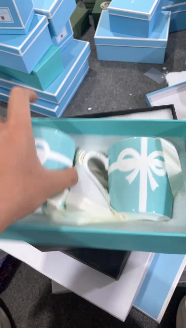 瓷片咖啡杯礼盒清仓！！！