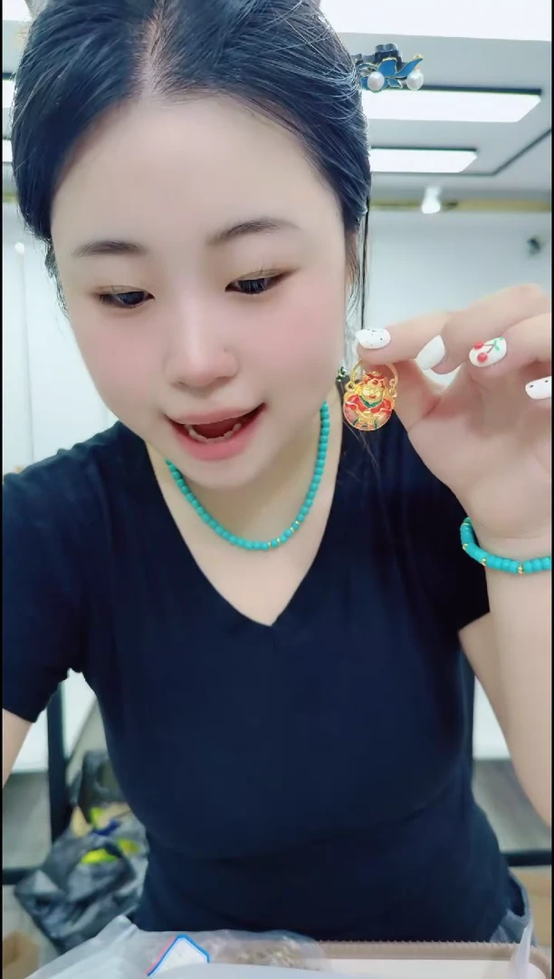 无合金2113黄财财吊坠