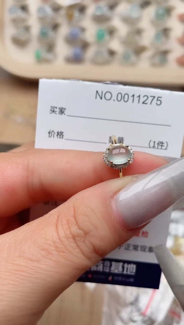 【闪购商品】翡翠戒指银S925镶嵌、、