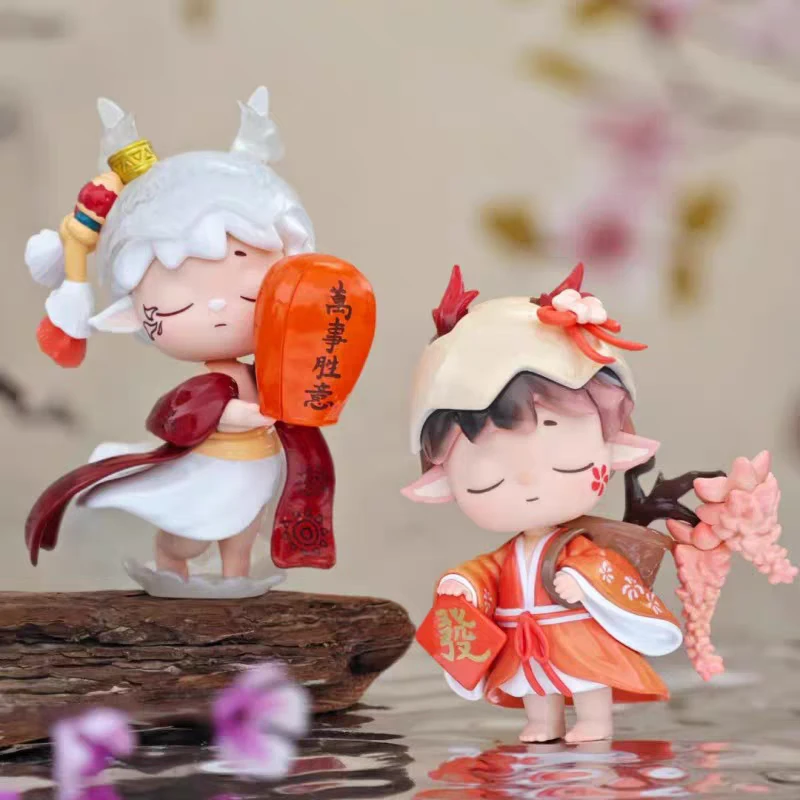 【代拆】黑玩MIMI风华录盲盒（单个）古风国潮玩具