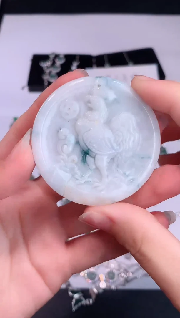 颈饰未镶嵌翡翠0芹0翡翠珠宝436