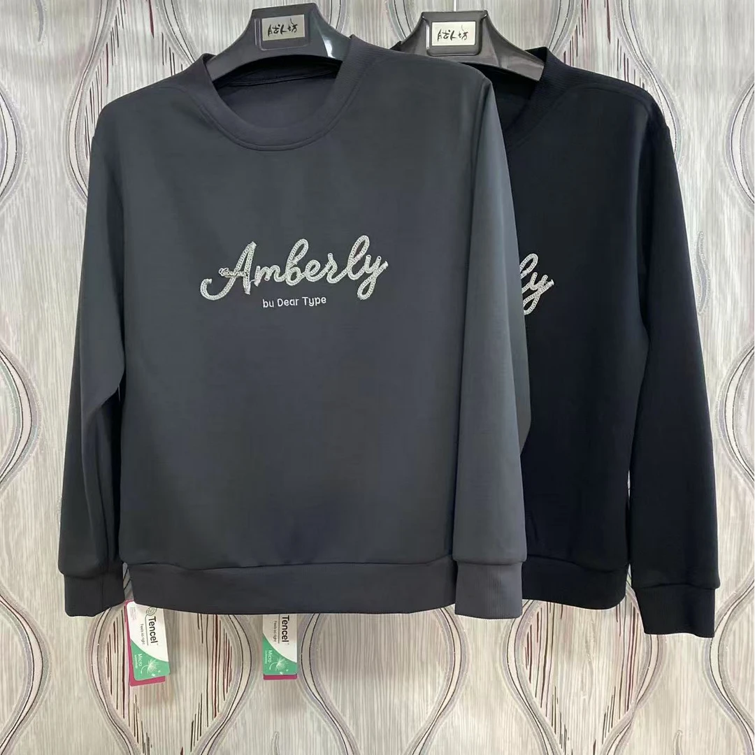 胖人坊大码女装舒柔卫衣Ta-4744 衣长65 128